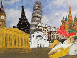 Druga nagrada, Nikola KostiÄ‡, TehniÄka Å¡kola, VladiÄin Han. ReÄ Evropa potiÄe iz starogrÄke mitologije. Evropa je bila prelepa feniÄanska princeza koja je Zevsu rodila troje dece. EtimoloÅ¡ki, reÄ Evropa moÅ¾e da znaÄi â€žÅ¡irokoâ€œ, odnosno â€žÅ¡irokih pogledaâ€œ.