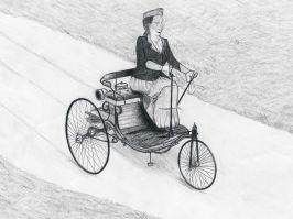 MiloÅ¡ BursaÄ‡, TehniÄka Å¡kola, Vranje. Berta Benz je 5. avgusta 1888. godine automobilom preÅ¡la udaljenost od oko 106 kilometara i time postala prva osoba koja je vozila automobil na duÅ¾e staze.