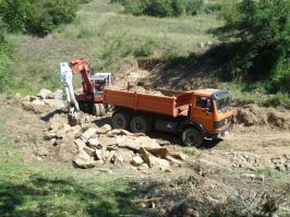 Po eli radovi na za titi od poplava na Pustoj reci