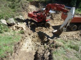 Po eli radovi na za titi od poplava na Pustoj reci