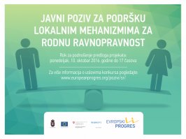 Evropska podrÅ¡ka unapreÄ‘enju rodne ravnopravnosti na lokalnom nivou